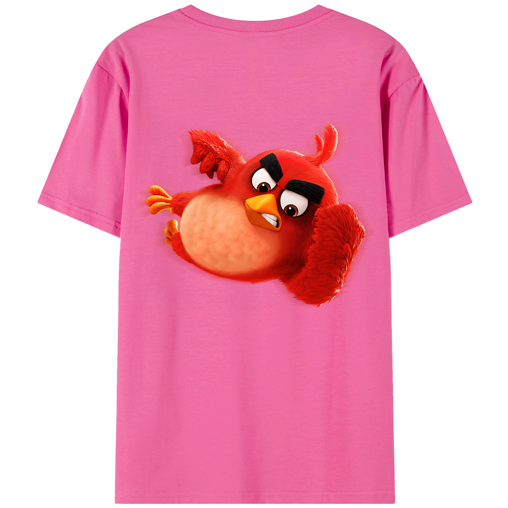 （画像用） Angry Birds アングリーバード レディース半袖Tシャツ(バックプリント)